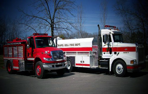 Chapel Hill Fire Trucks